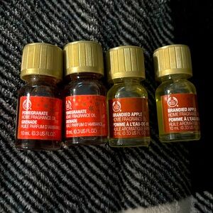 4 Home Fragrance Oils by the Body Shop - Brandied Apple and Pomegranate
